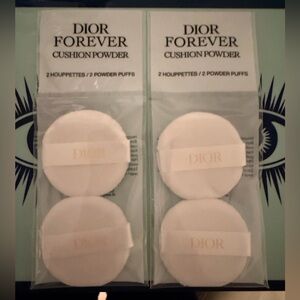 Dior Forever Cushion Powder Applicator. Set of 2; Quantity #2. New in Bag